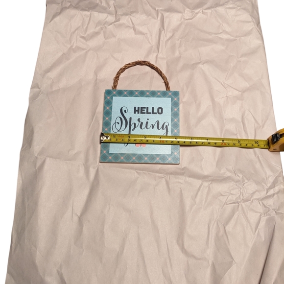 Wincraft Gnome Sweet Gnome Butterfly Small Wooden Sign with Jute Rope Ha… - Picture 3 of 6